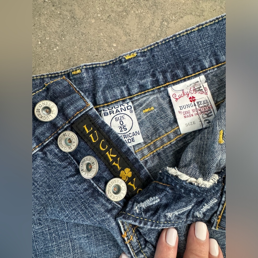 Vintage Lucky Brand Jean Shorts Sz 25/0 - Picture 5 of 5